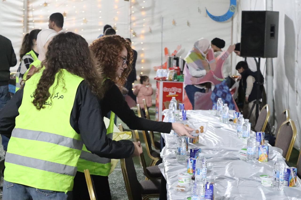 رسم يوضح تنظيم الأدوار التطوعية