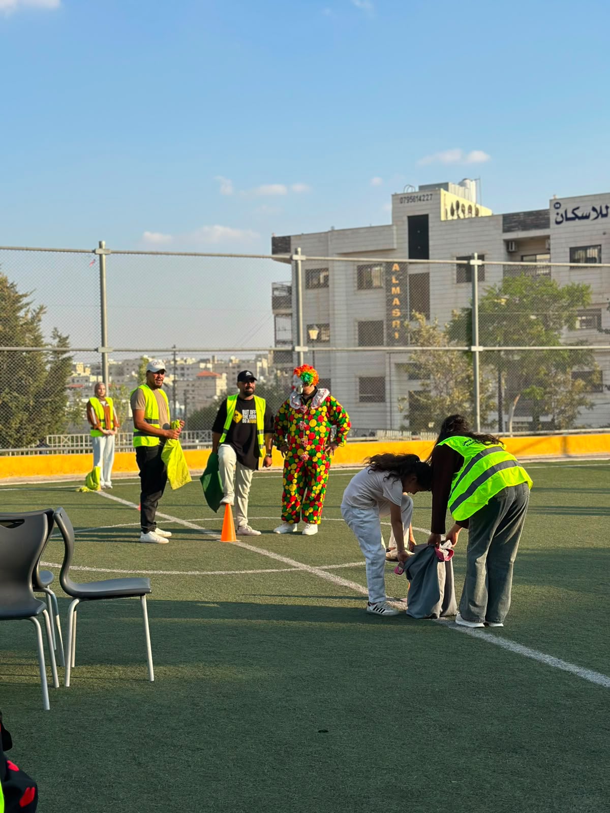 المساندة في تنظيم فعالية البيئة والغذاء الصحي ♻️🌿