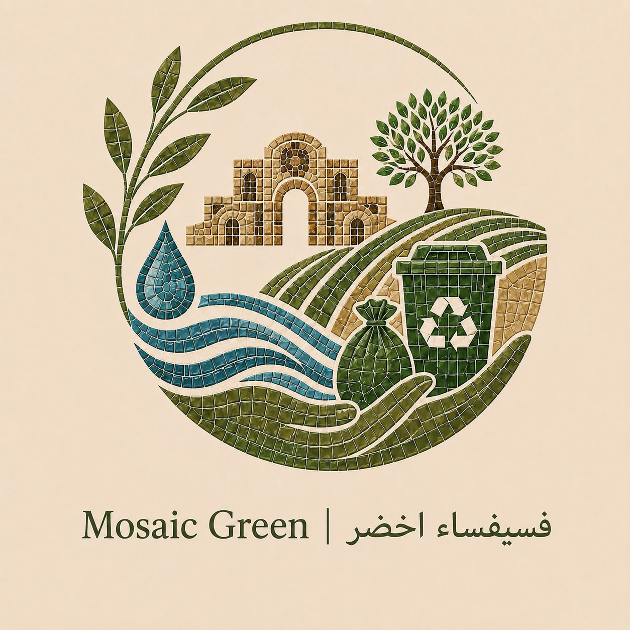 Mosaic Green / فسيفساء خضراء